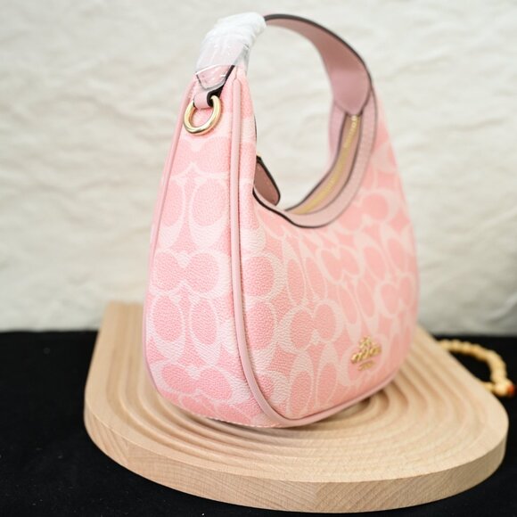 Coach Crescent Moon Bag Sakura Pink - Picture 4 of 8